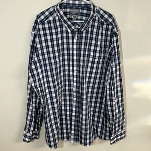 Falls Creek Casual Button Down Blue 3XL
